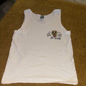 Ing White Tank Top for Men